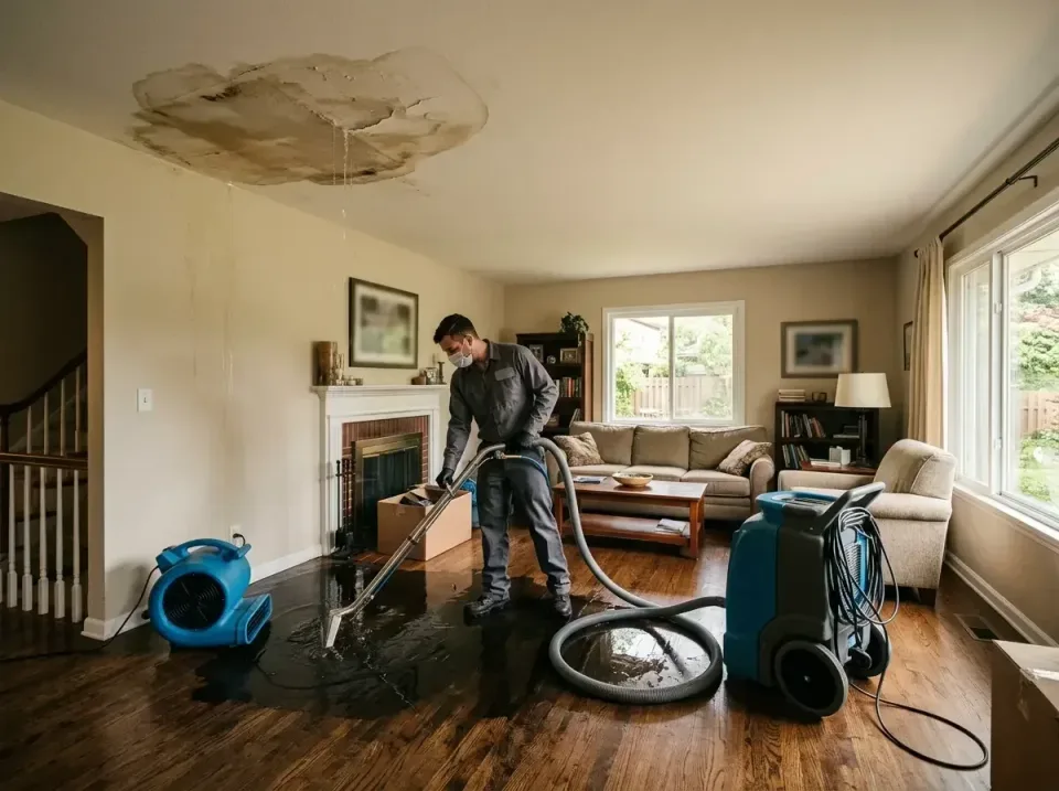 attic-pipe-burst-ceiling-drip-008 — frequently asked questions, Water Damage Restoration & Carpet Care in Harrison, OH